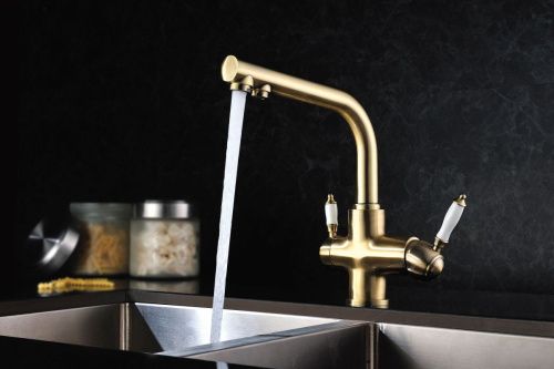 Смеситель для кухни LeMark Villa LM4861B на мойку бронза - фото 2