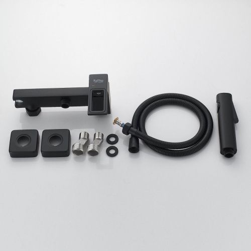 Гигиенический душ со смесителем Raffine F0596H-1 черный - фото 4