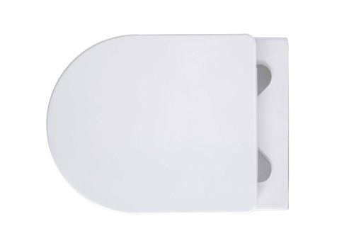 Унитаз подвесной Aquatek ЕВРОПА AQ1106-00 белый с сиденьем микролифт безободковый каскадный смыв - фото 3