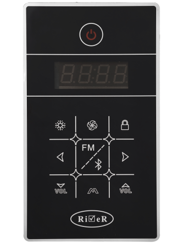 Душевой бокс River TEMZA 10000000742 150х150 стекло тонированное профиль хром - фото 4