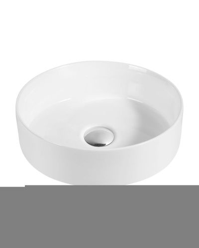 Раковина из сантехнического фарфора Orange B09-360W 40х40 накладная цвет белый - фото 2