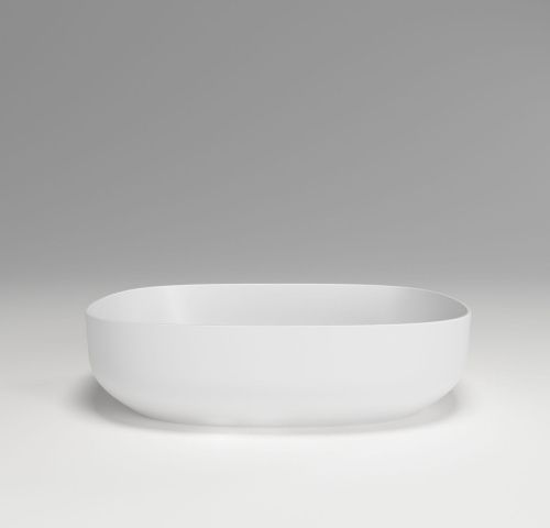 Раковина из искусственного камня Plumberia Selection Veloma VELOMA OVAL BO 50х40 накладная цвет белый - фото 2