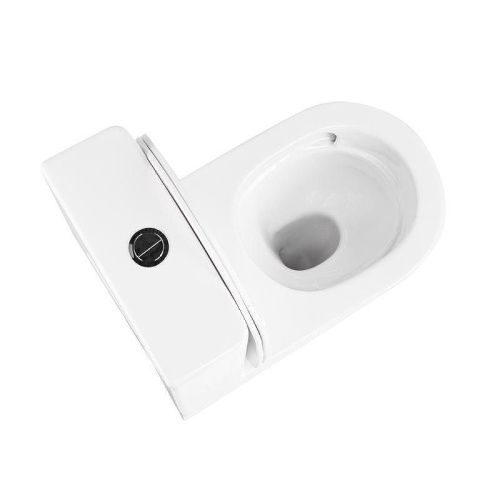 Унитаз-компакт напольный с бачком Тритон Corso Щ0000060998 белый с сиденьем микролифт безободковый смыв торнадо - фото 4