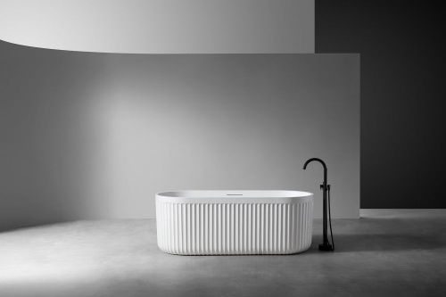 Ванна из искусственного камня Abber Stuttgart AM9925 170х75 отдельностоящая овальная с каркасом - фото 2