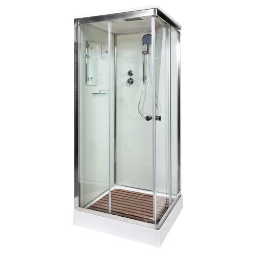 Душевая кабина AvaCan K401SEL 100х100 квадратная с крышей ориентация универсальная - фото 3