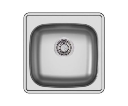 Кухонная мойка Ukinox Спектр SPM500.500 -GT6K -C 50х50 цвет нержавеющая сталь поверхность матовая