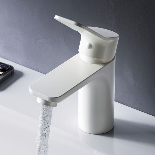 Смеситель Am.Pm X-Joy F85A02133 на раковину белый - фото 3