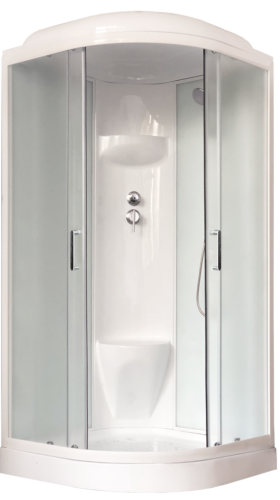 Душевая кабина Royal Bath НК RB90HK6-WC 90х90 четверть круга с крышей ориентация универсальная
