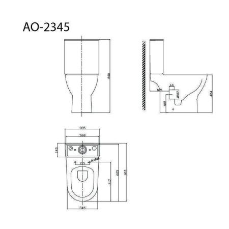 Унитаз-компакт напольный с бачком Тритон Astro Щ0000058891 белый с сиденьем микролифт безободковый каскадный смыв