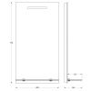 Зеркало с подсветкой Evoform Ledline-S BY 2151 40х80 подвесное