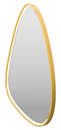 Зеркало с подсветкой Brevita Venus VEN-Var-060-gold 60х120 подвесное - фото 4