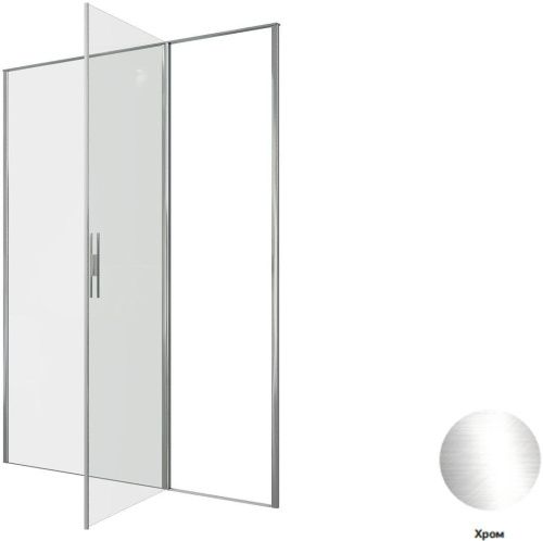 Душевая дверь Allen Brau Priority 3.31037.00 160х200 стекло прозрачное профиль хром - фото 4