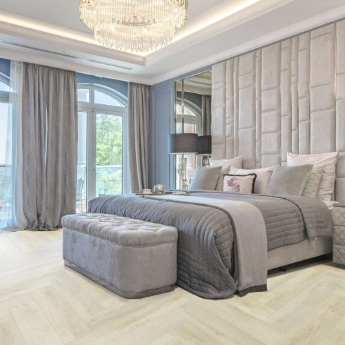 SPC ламинат CronaFloor Herringbone 2.0 Дуб Ним H015 Т092551 толщина 0,45 см 42 класс 640х128 - фото 2