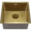 Кухонная мойка Melana ProfLine D4545HG золото 45х45 цвет золото поверхность брашированная