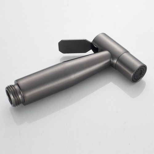 Гигиенический душ со смесителем Raffine F207T оружейная сталь - фото 5