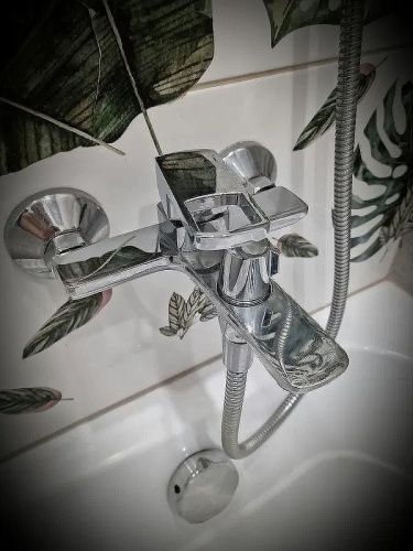 Смеситель для ванны и душа Haiba HB176 HB60176 настенный хром - фото 3