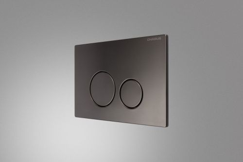 Клавиша смыва механическая CHARUS Robusto FP.330.GNM.05 цвет оружейная сталь - фото 4