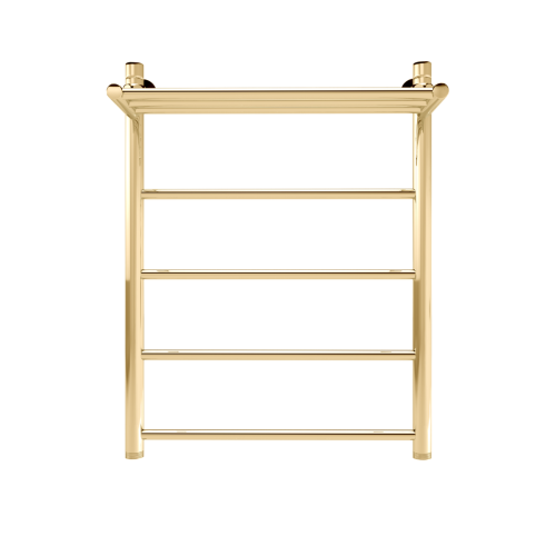 Полотенцесушитель водяной Indigo Line LLSHW70-50GDPK3 55х70 золото - фото 2