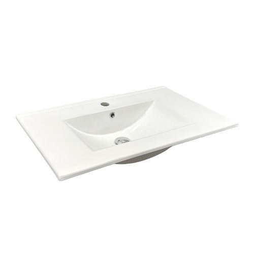 Тумба с раковиной Comforty Тургояк 00-00020597CF 80х50 подвесная цвет бежевый - фото 3