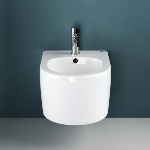 Биде подвесное Ceramica Nova MOMENTS CN3004 цвет белый - фото 4