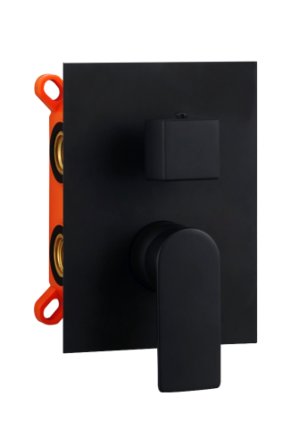 Смеситель для душа AQG Alpha 01ALP352NG встраиваемый в стену черный