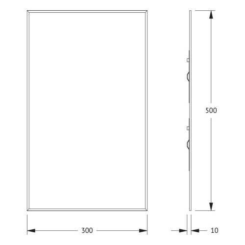 Зеркало Evoform Standard BY 0204 30х50 подвесное - фото 2