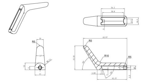 Крючок Wonzon & Woghand WW-V4301-CR - фото 2