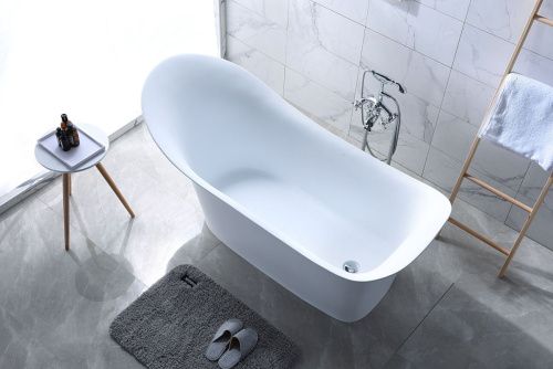 Ванна из искусственного камня Timo JUTA JUTA1815 185х85 отдельностоящая овальная - фото 4