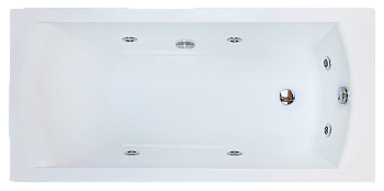 Ванна акриловая Royal Bath VIENNA RB953201ST 150х70 пристенная прямоугольная с каркасом