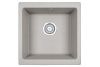 Кухонная мойка Granula 4451, БАЗАЛЬТ 45х45 цвет серый поверхность матовая
