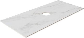 Столешница Allen Brau Reality 1.32025.M 100х50 накладная цвет белый