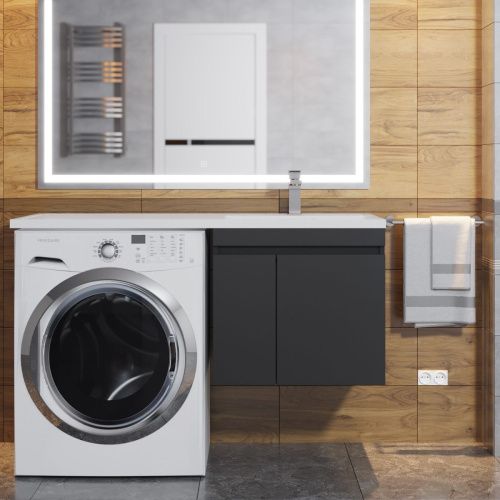 Тумба с раковиной Uperwood Magenta 52930205152 120х50 цвет черный - фото 3