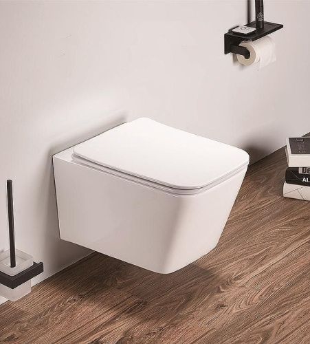 Унитаз подвесной Boheme Zen 967-SET-W цвет белый с сиденьем микролифт безободковый каскадный смыв - фото 2