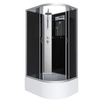 Душевая кабина Niagara Classic 25101434LBKT 120х80 асимметричная без крыши ориентация левая