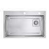 Кухонная мойка Raglo R702 R702.7246.05 70х45 цвет серый поверхность матовая