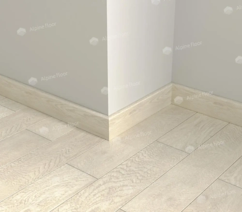 Напольный плинтус Alpine Floor Parquet Light SK 13-14 Бежевый толщина 1.25 см 2200х80 - фото 2