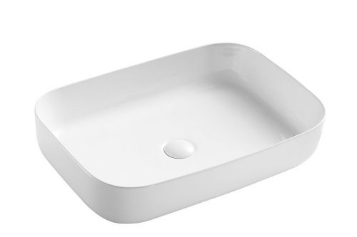 Раковина керамическая Art&Max AM310-T 60х40 накладная цвет белый