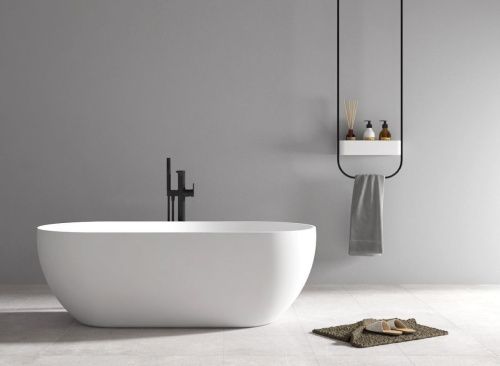 Ванна акриловая Abber AB9241 170х80 отдельностоящая овальная с каркасом - фото 2