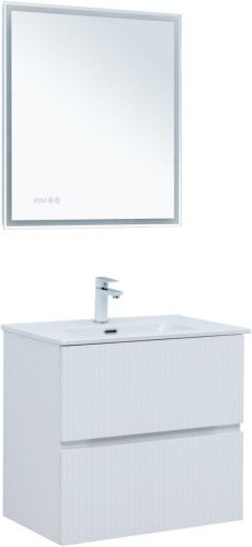 Тумба под раковину Aquanet Джейн 00313285 70х40 подвесная цвет белый - фото 5