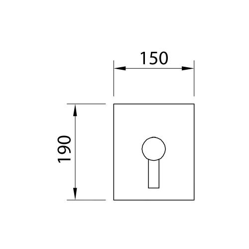 Смеситель Clever Agora Xtreme 60748 встраиваемый в стену хром - фото 2