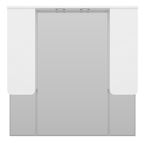 Зеркало-шкаф Misty Чегет П-Чег-02105-01Л 100х100 подвесной цвет белый - фото 2