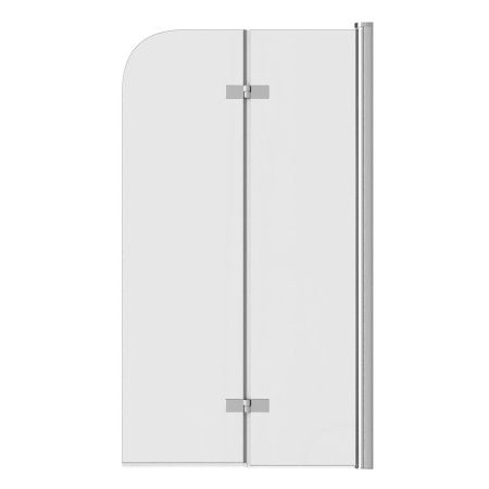 Шторка на ванну Teymi Anni T00276 80х140 стекло прозрачное профиль хром ориентация универсальная