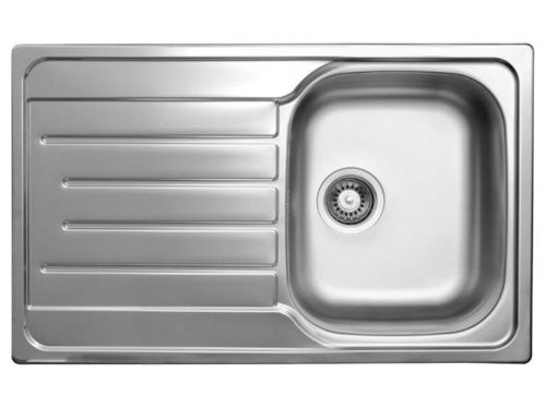 Кухонная мойка Ukinox Гранд GRP800.500 -GT8K 1R 80х50 цвет хром поверхность полированная - фото 2