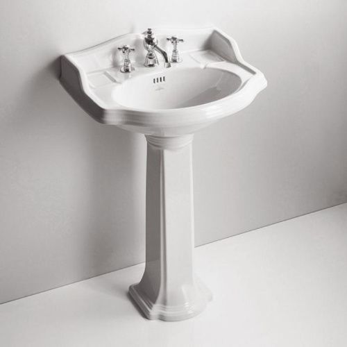 Раковина из сантехнического фаянса Simas Arcade AR814bi*3 60х50 подвесная цвет белый 3 отверстия под смеситель