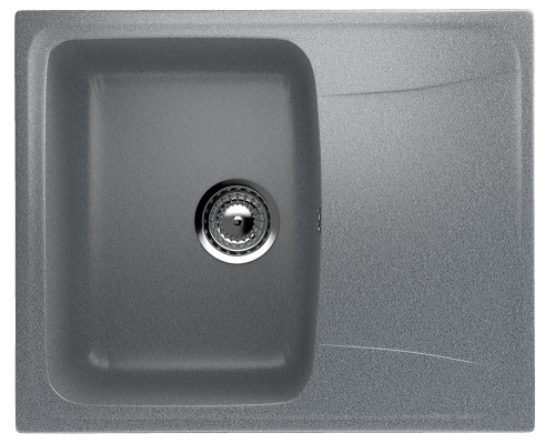 Кухонная мойка Ulgran Classic U-201-309 60х45 цвет серый