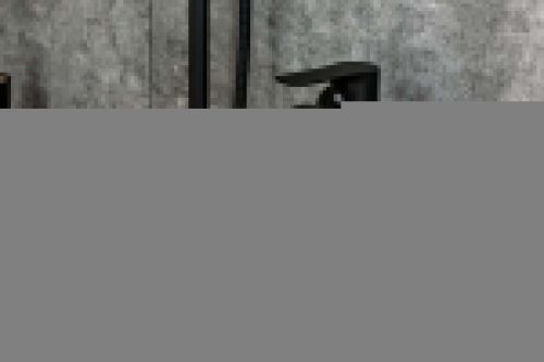 Душевая стойка Orange Aristo M19-932b настенная цвет черный - фото 3