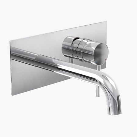 Смеситель для раковины Berges VENTAS 76009 встраиваемый в стену хром