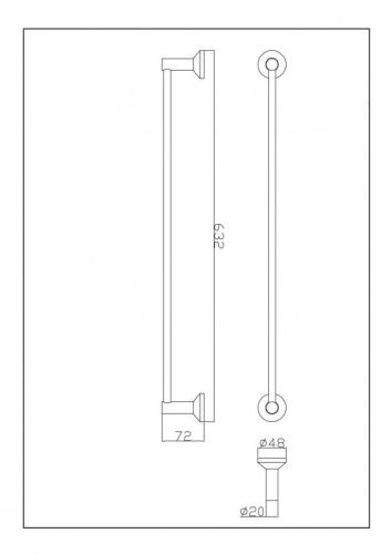 Полотенцедержатель CeramaLux Fleur 78308 - фото 2