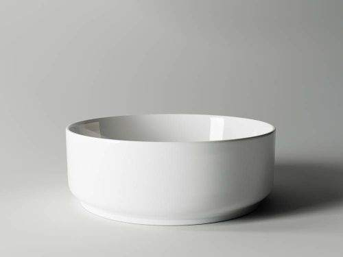 Раковина из сантехнического фарфора Ceramica Nova ELEMENT CN5001 40х40 накладная цвет белый - фото 3