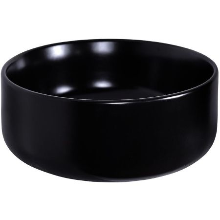 Раковина из сантехнического фарфора Orange B07-345B 30х30 накладная цвет черный